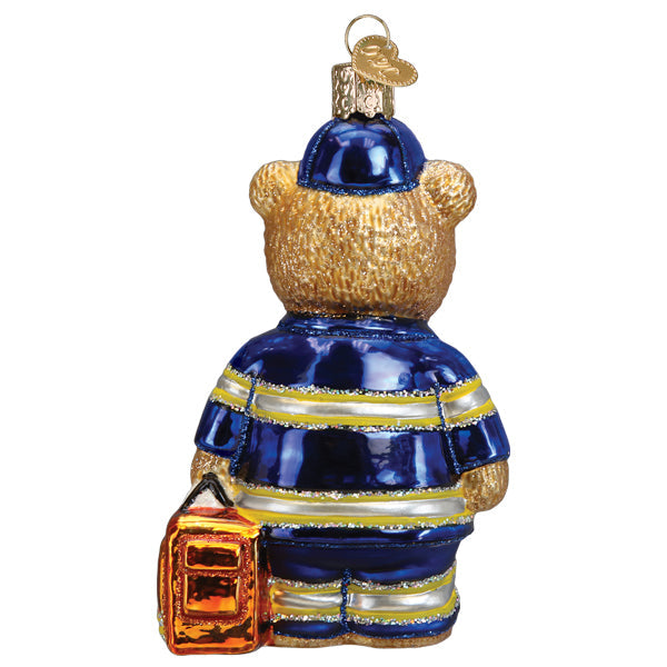 Old World Christmas: EMT Teddy Bear Christmas Ornament