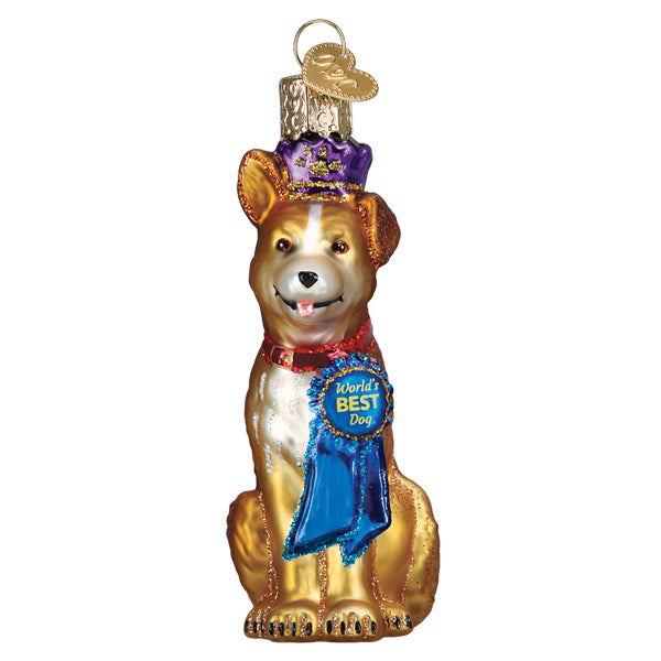 Worlds Best Dog Ornament