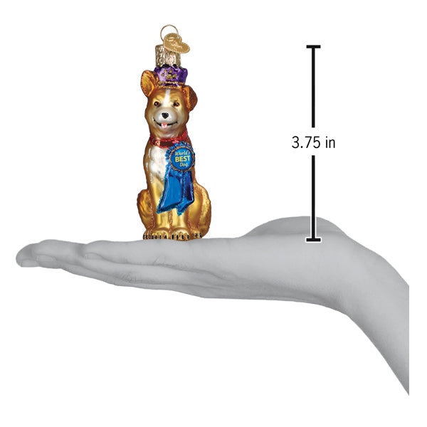Worlds Best Dog Ornament