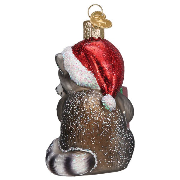 Old World Christmas: Christmas Bandit Raccoon Ornament