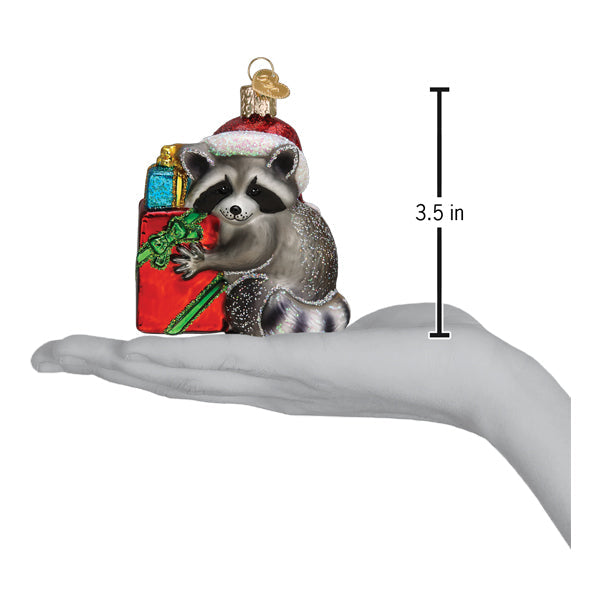 Old World Christmas: Christmas Bandit Raccoon Ornament