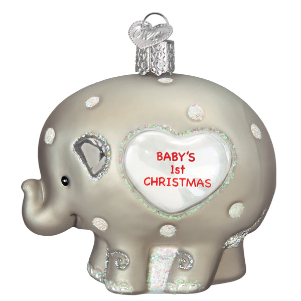 Babys 1st Elephant Ornament