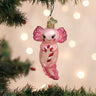 Axolotl With Candy Cane Ornament