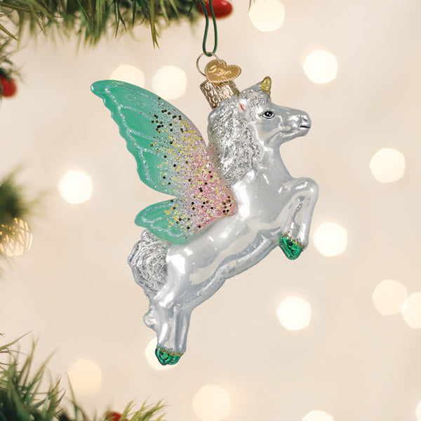 Old World Christmas: Radiant Pegasus Christmas Ornament