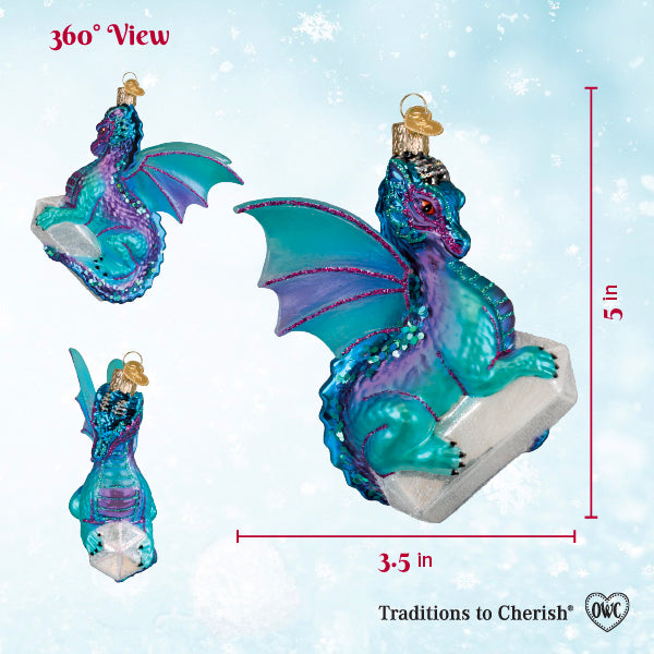 Old World Christmas: Celestial Dragon Christmas Ornament