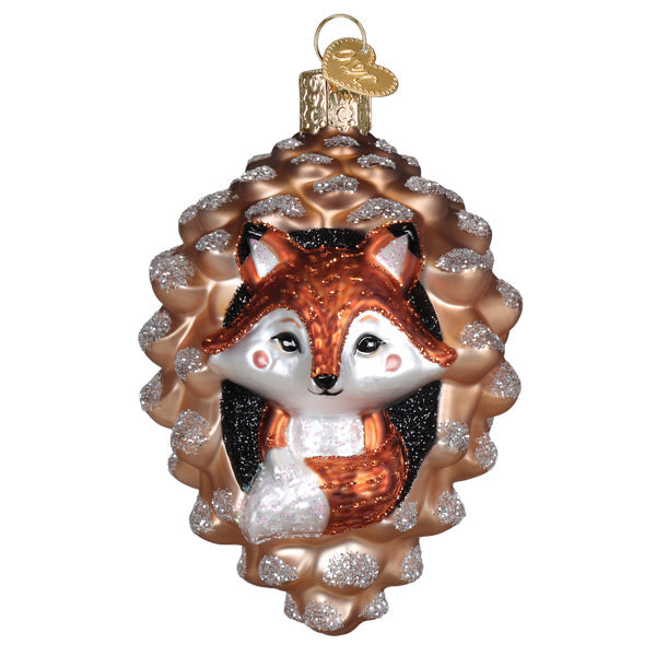 Old World Christmas: Piney Fox Christmas Ornament