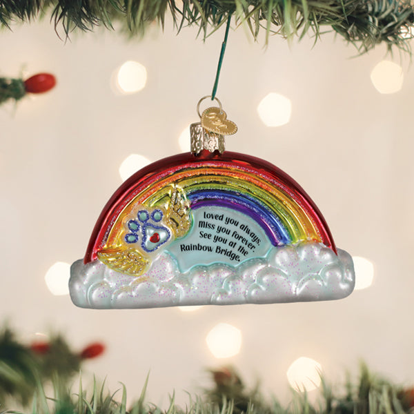Old World Christmas: Pawprints On My Heart Christmas Ornament