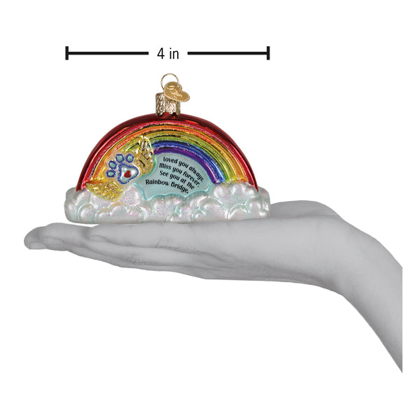Old World Christmas: Pawprints On My Heart Christmas Ornament