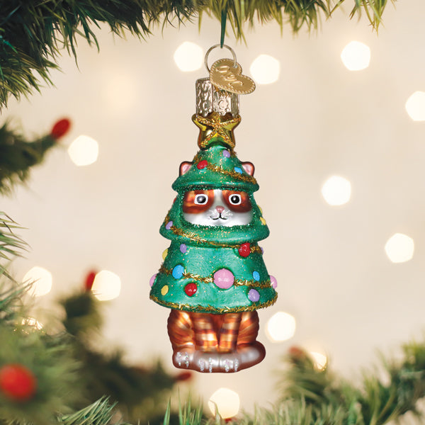 Old World Christmas: Meowmas Tree Christmas Ornament