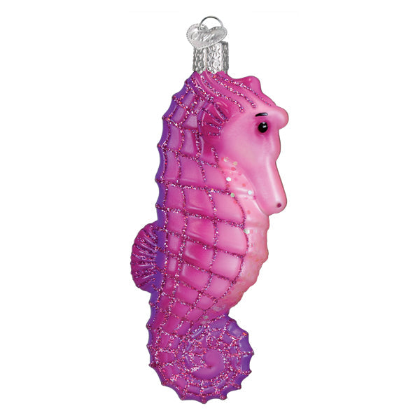 Old World Christmas: Shimmering Seahorse Christmas Ornament