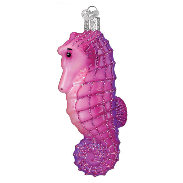 Old World Christmas: Shimmering Seahorse Christmas Ornament