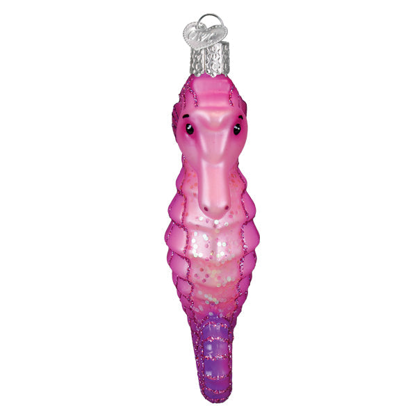 Old World Christmas: Shimmering Seahorse Christmas Ornament