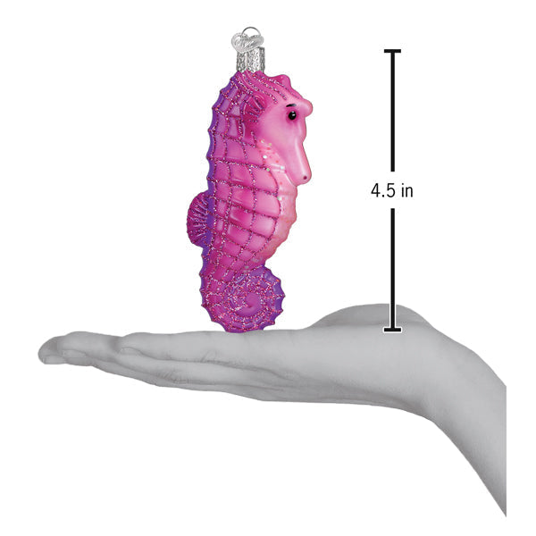 Old World Christmas: Shimmering Seahorse Christmas Ornament