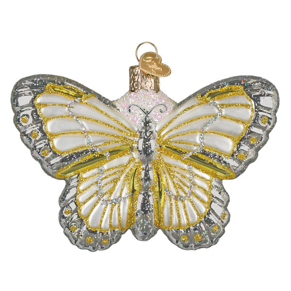 Old World Christmas: Sterling Butterfly Christmas Ornament