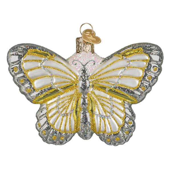 Old World Christmas: Sterling Butterfly Christmas Ornament