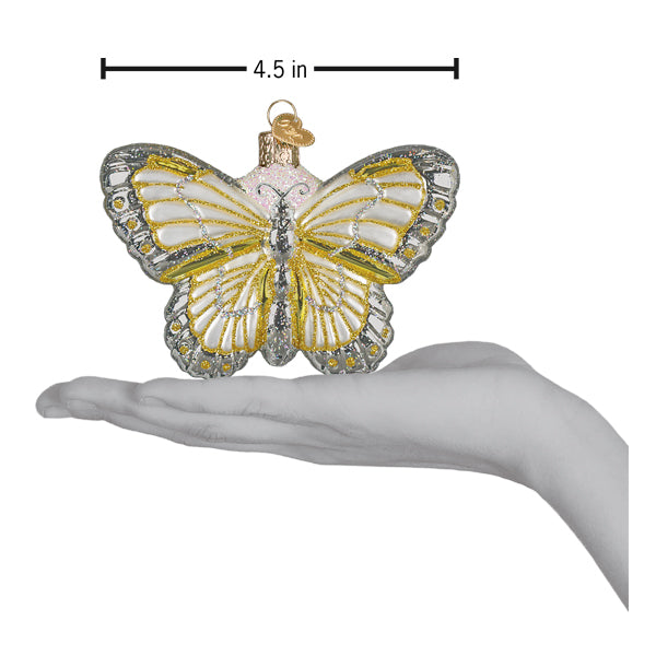 Old World Christmas: Sterling Butterfly Christmas Ornament