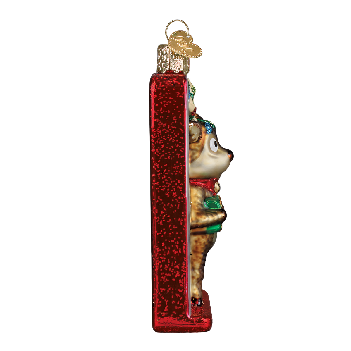Old World Christmas: Reindeer Mugshot Christmas Ornament