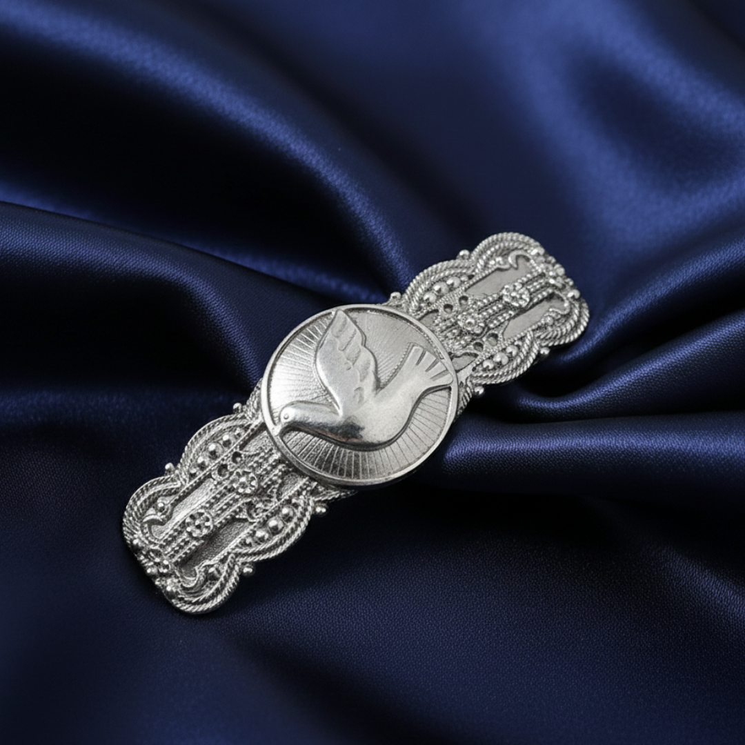 1928 Jewelry Peace Dove Hair Barrette
