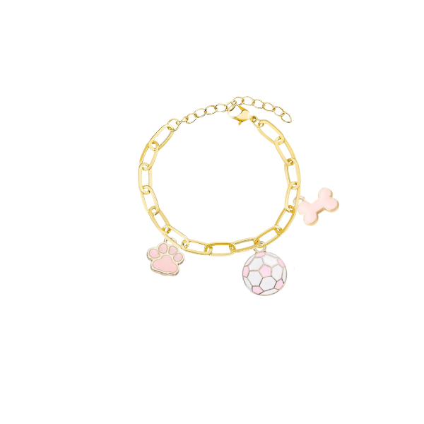 The Golden Goal Dog Necklace
