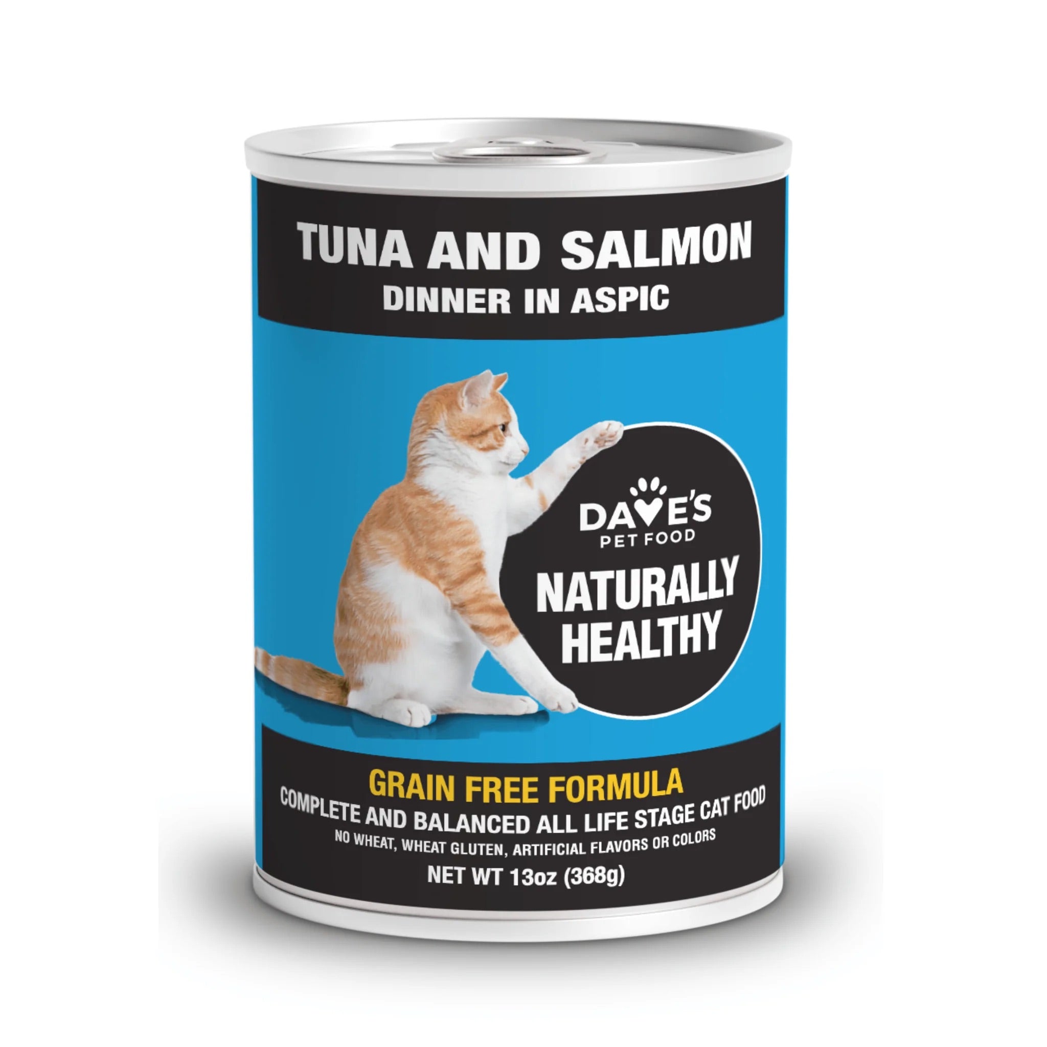 Daves Cat Food Naturally Healthy Grain Free Tuna & Salmon (13oz)
