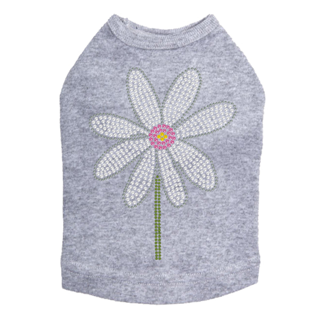 Daisy with Pink Center - Dog Tank
