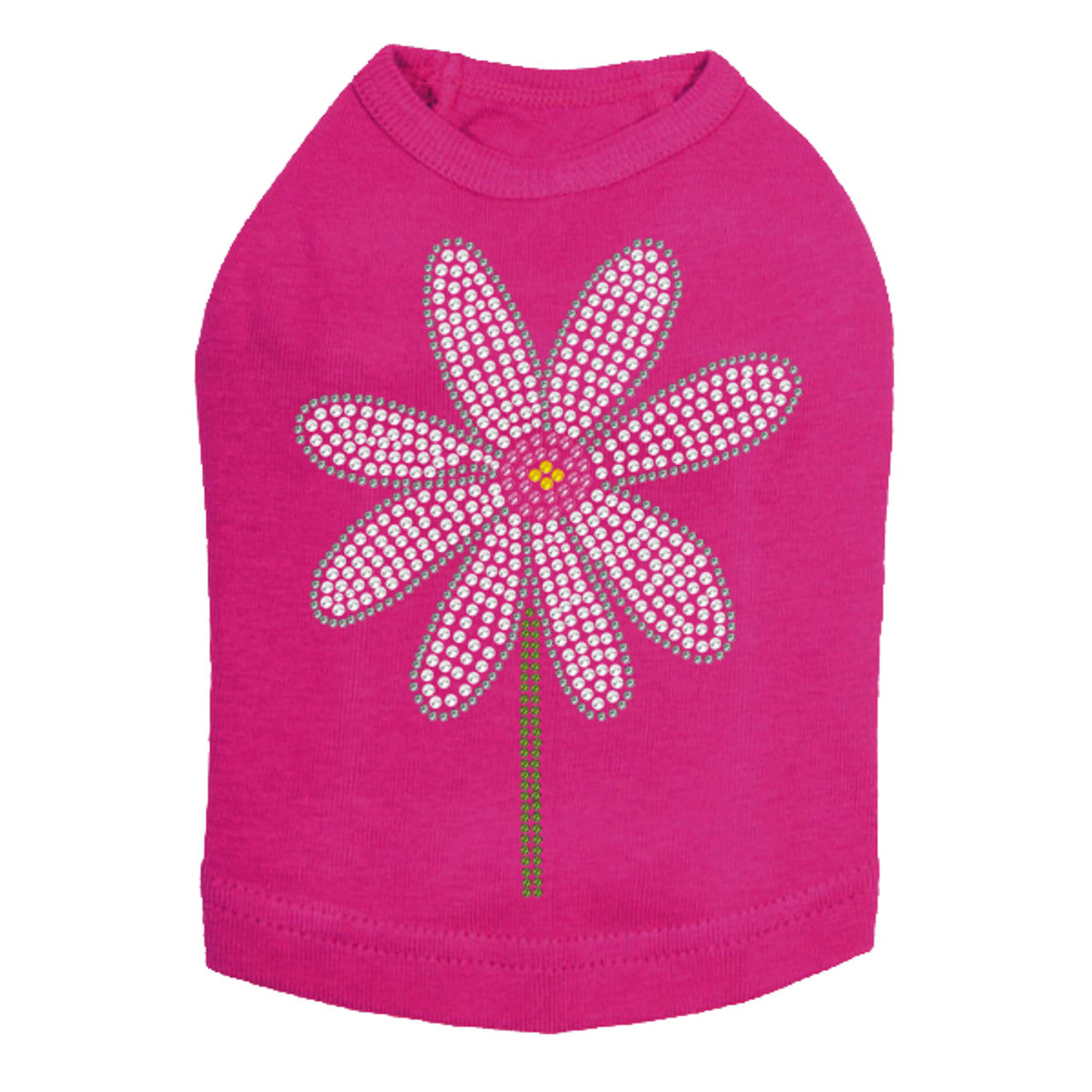 Daisy with Pink Center - Dog Tank