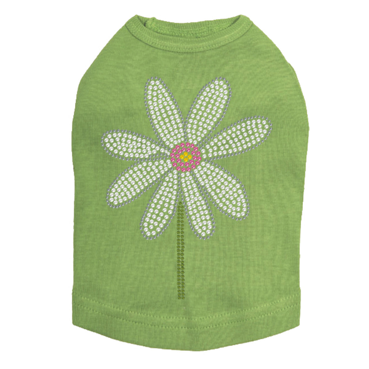 Daisy with Pink Center - Dog Tank