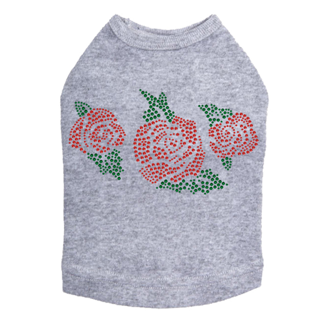 Red Roses - Dog Tank
