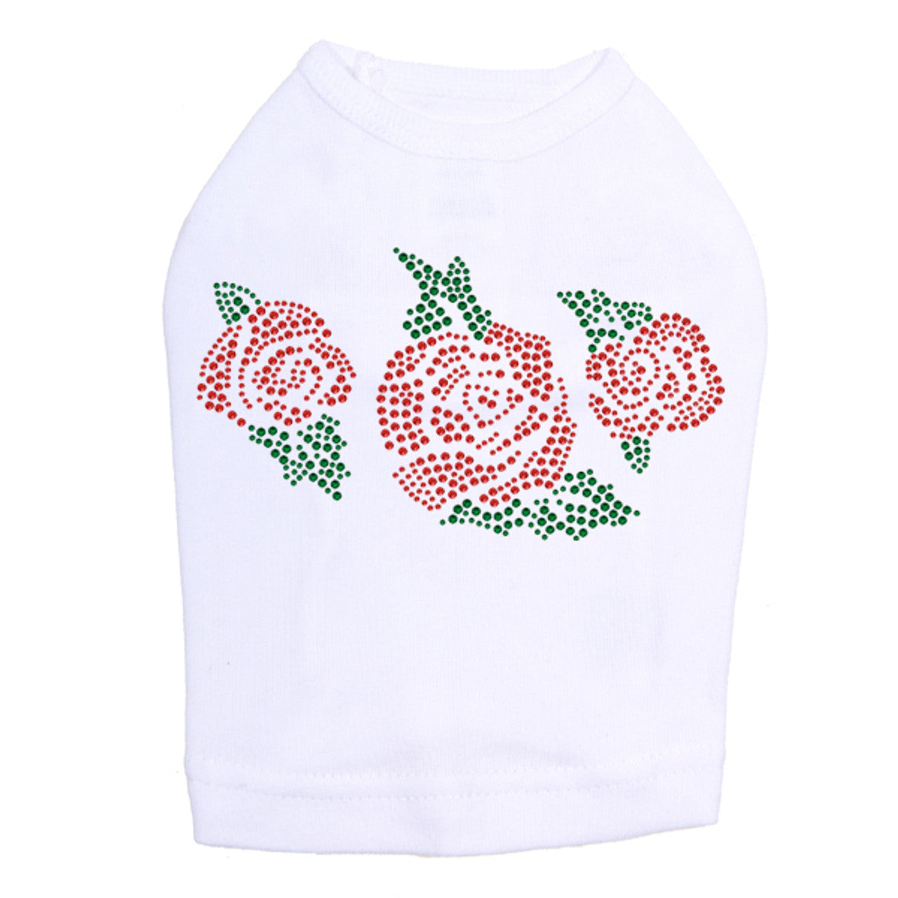 Red Roses - Dog Tank