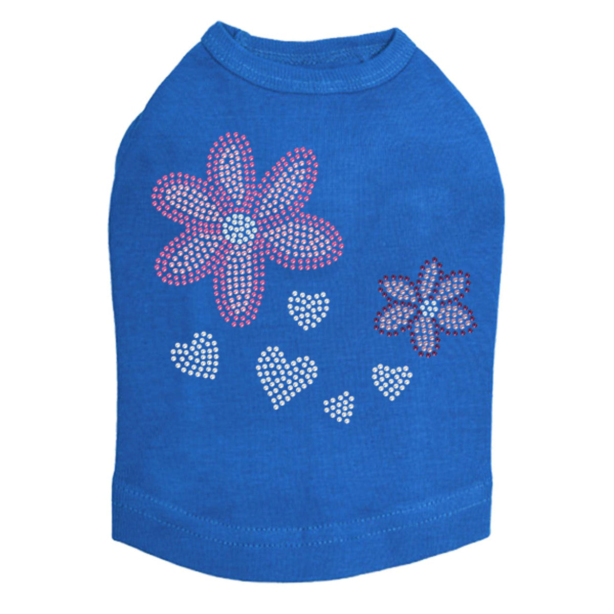 Pink & Purple Flowers - Dog Tank