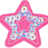 Pink Sequin Star - Patch