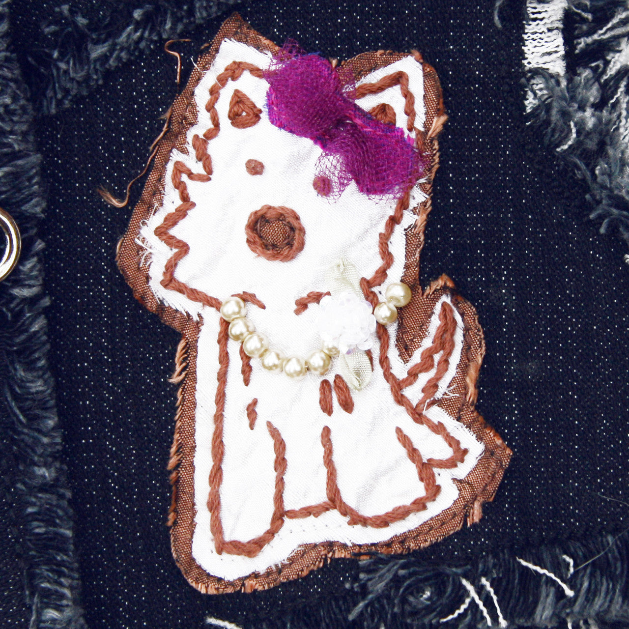 The Hugs & Kisses Puppy Denim Harness Vest