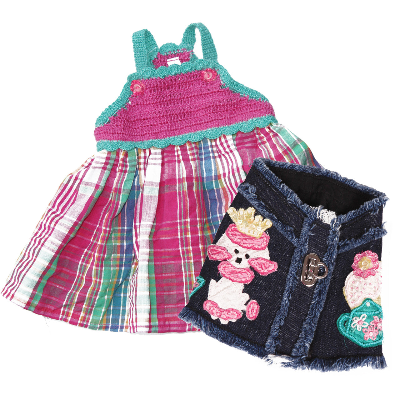 The London Tea Party Denim Harness Vest