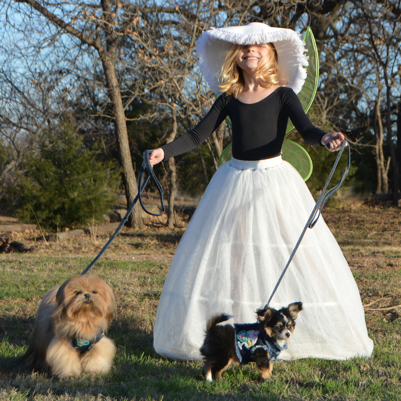 The London Tea Party Denim Harness Vest