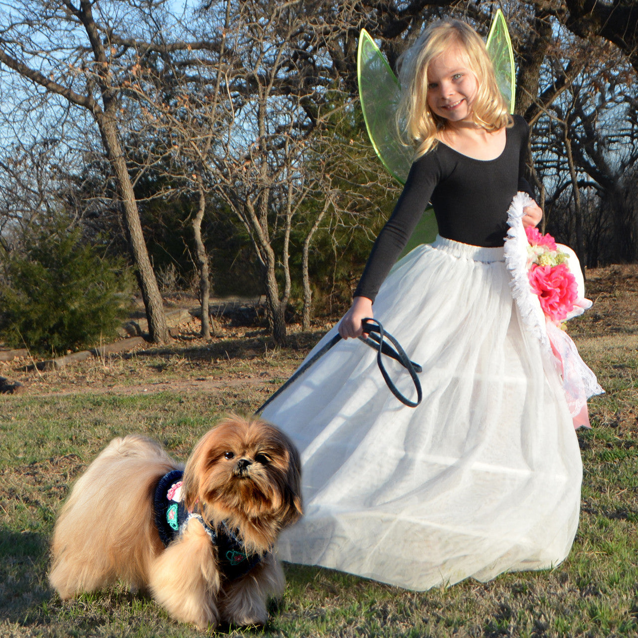 The London Tea Party Denim Harness Vest