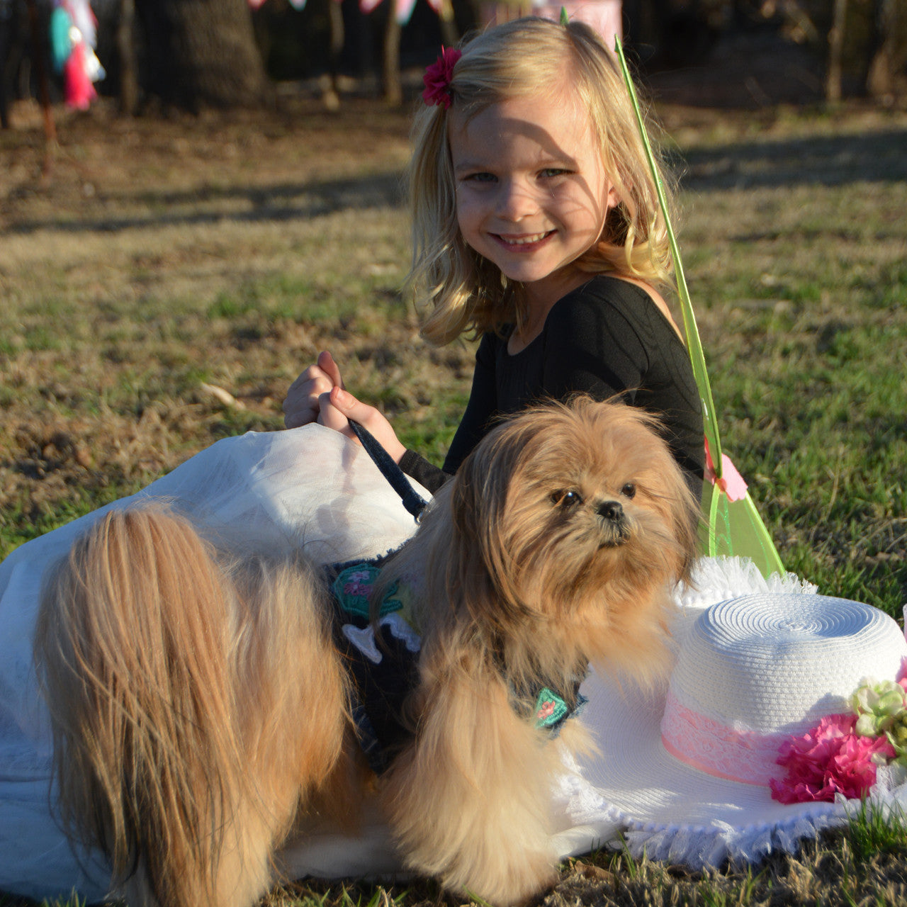 The London Tea Party Denim Harness Vest