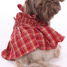 The Heidi Plaid Silk Dog Dress