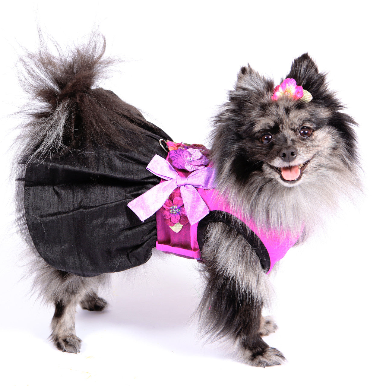 The Kaitlyn Silk Dog Harness Dress