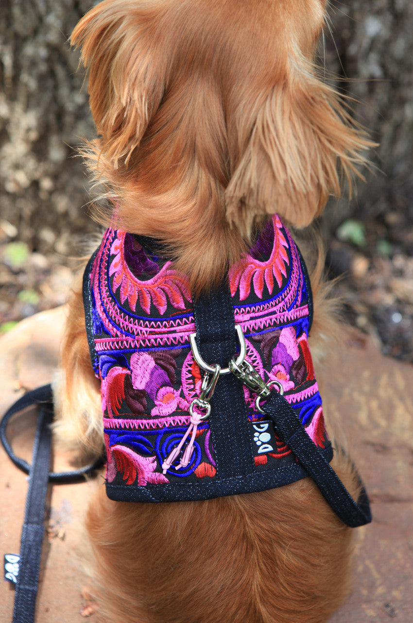 The Lanna Collection - Fuchsia Harness Vest