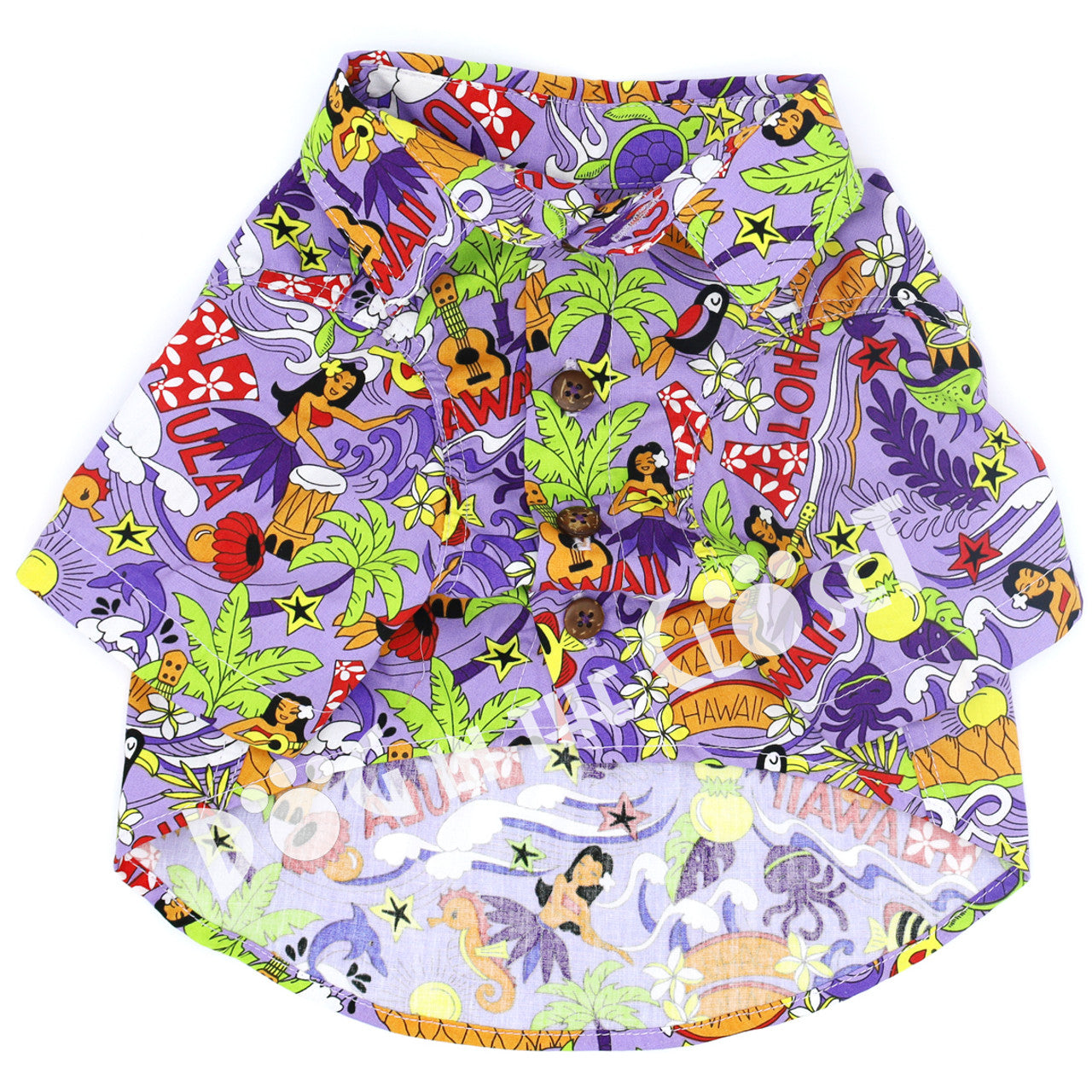 Aloha Purple Hawaiian Shirt