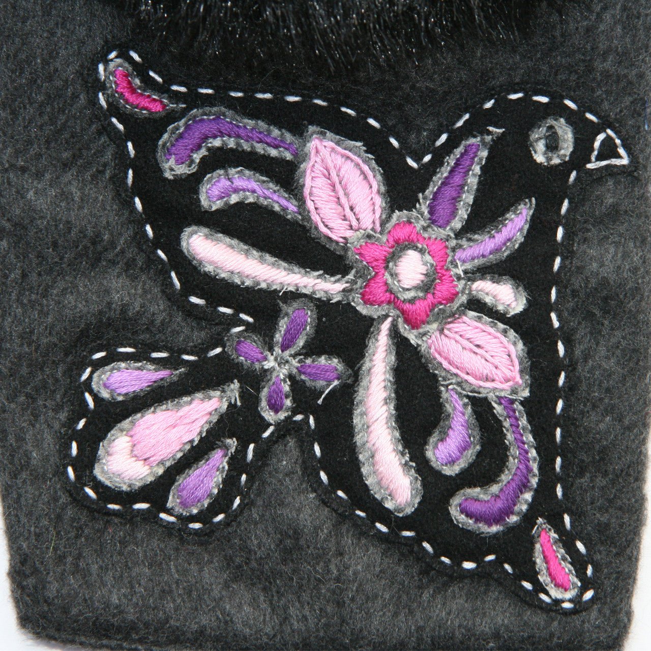 The Cozy Winter Collection - Gray Wool Bird Coat