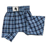 Belly Boxers for Dogs - Blue Cotton
