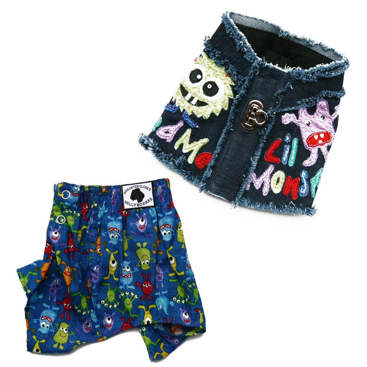 Little Monsters Collection - Belly Boxers for Dogs