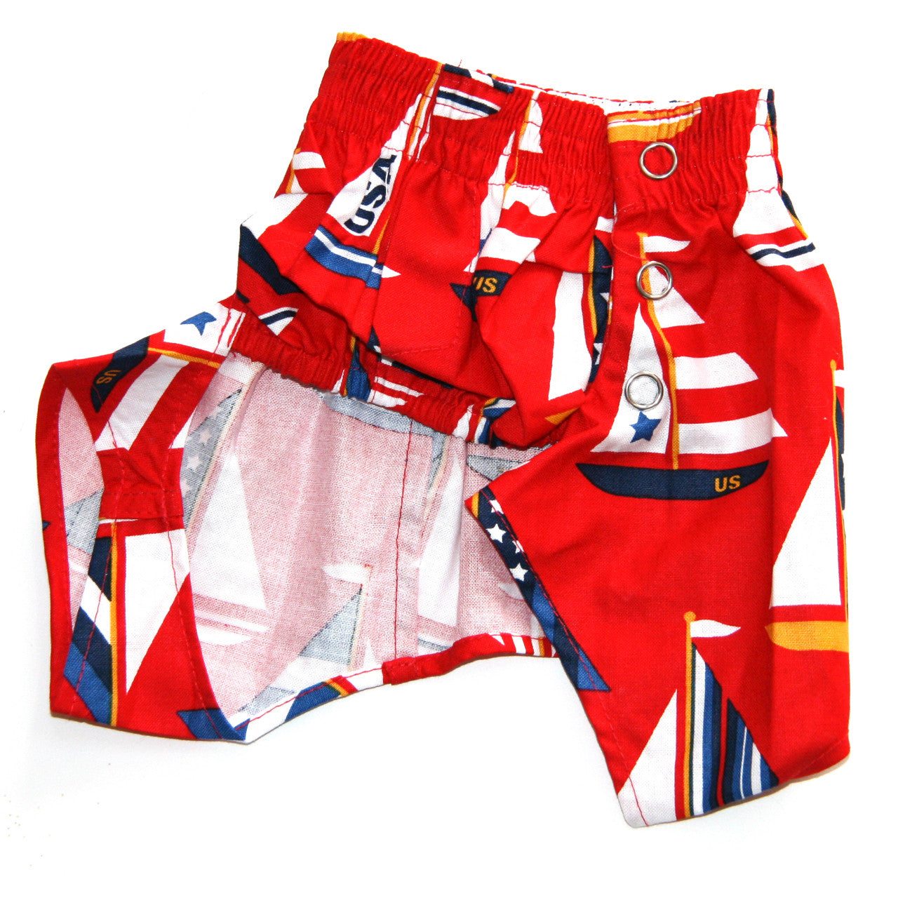 Sailboats Belly Boxers for Dogs