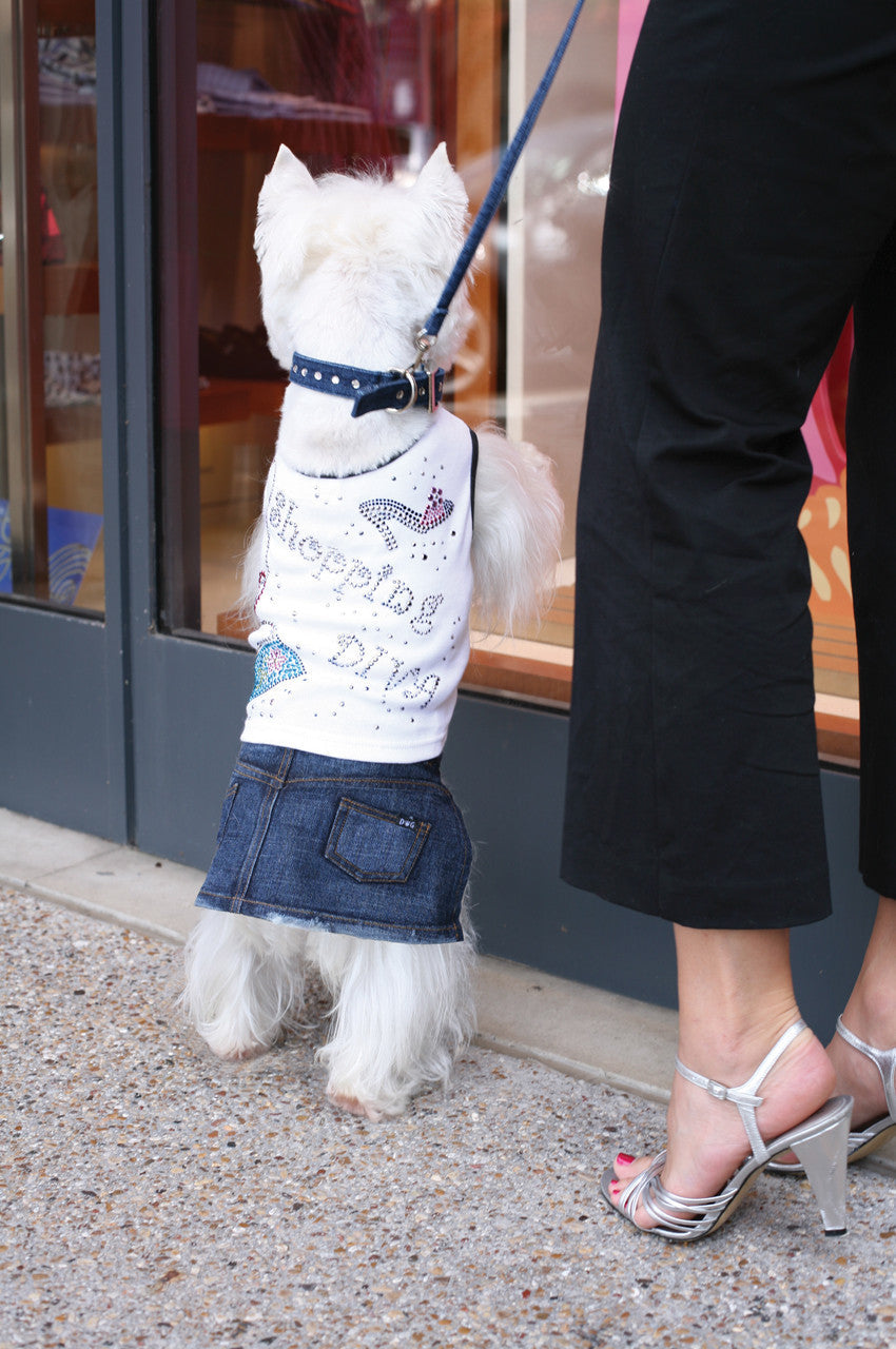 Jane Denim Dog Skirt