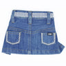 Jane Denim Skirt with Rhinestones