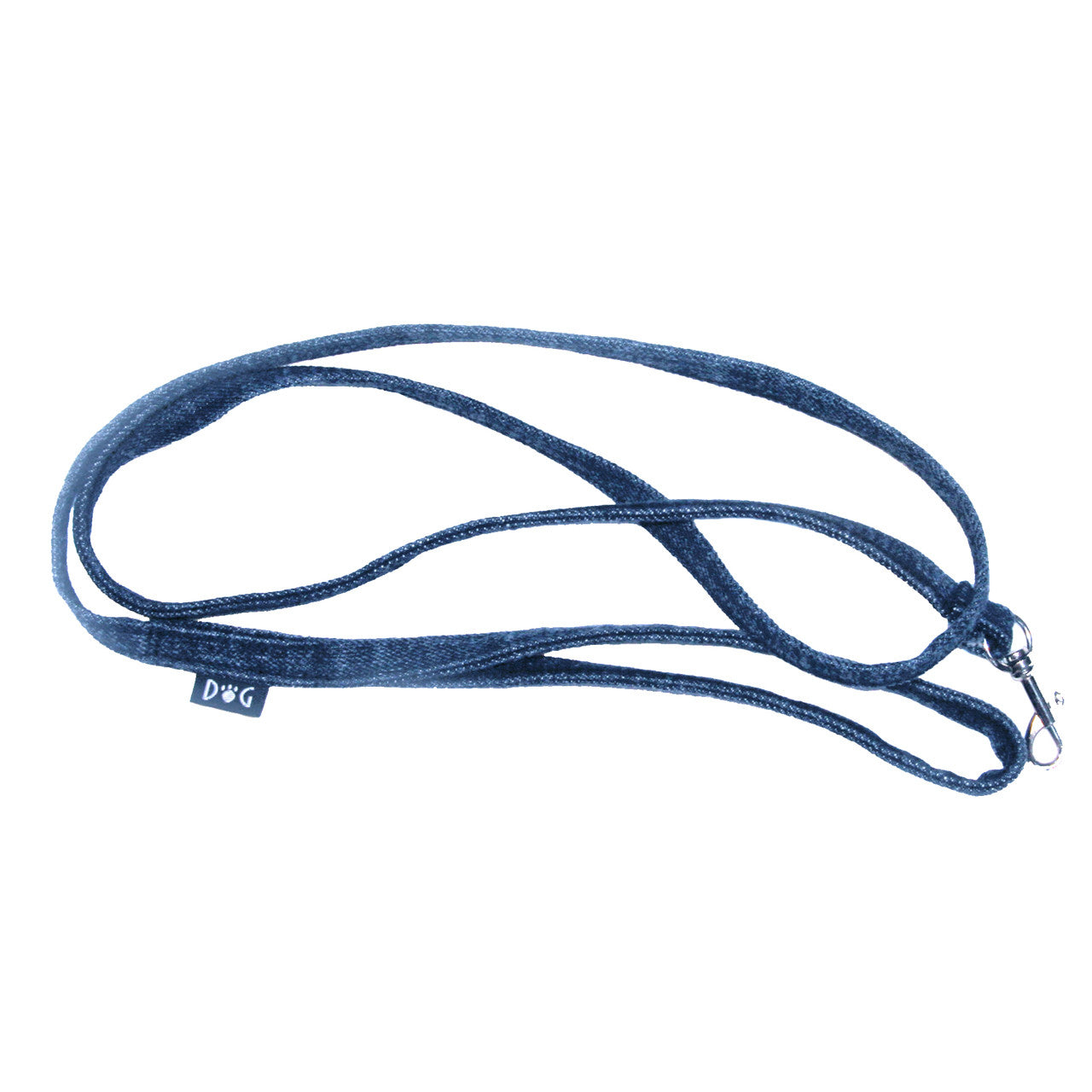 Denim Leash with Black Top Stitching (3 Sizes)