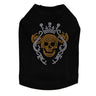 Gold Skull with Crown - Dog Tank