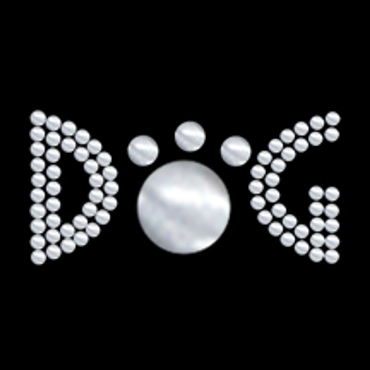 Small Rhinestone Design Added to Front of Dog Tutu