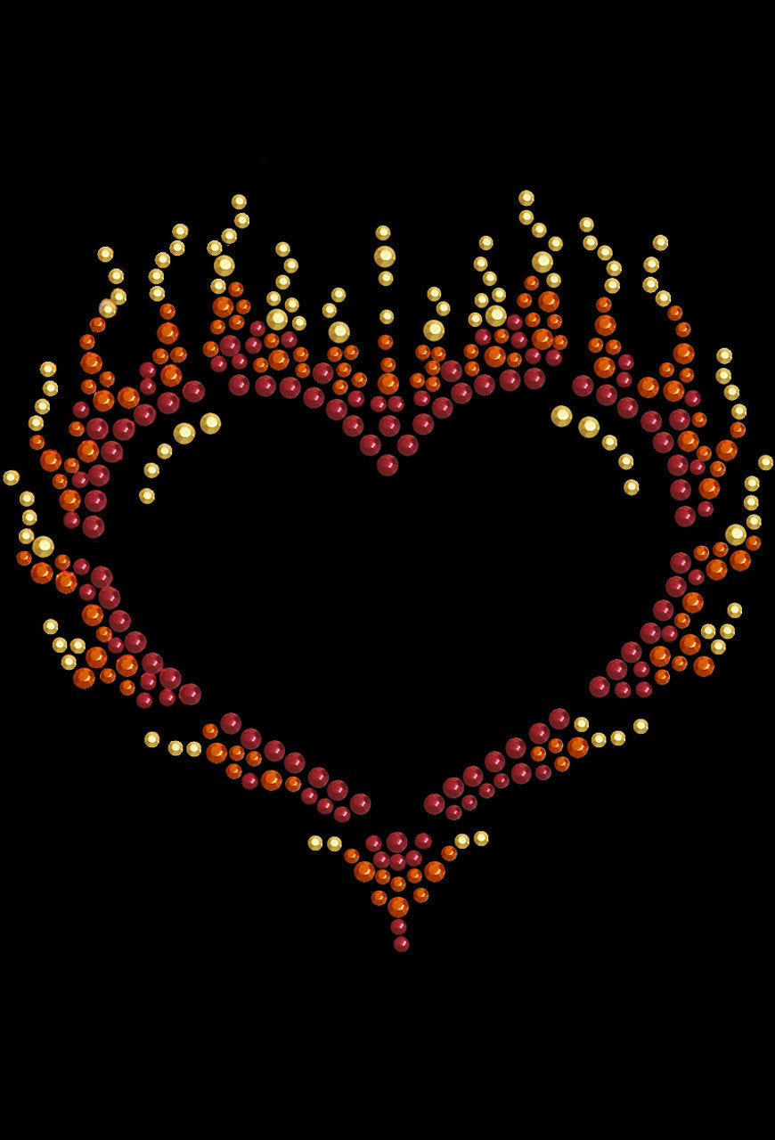 Flame Heart - Womens T-shirt
